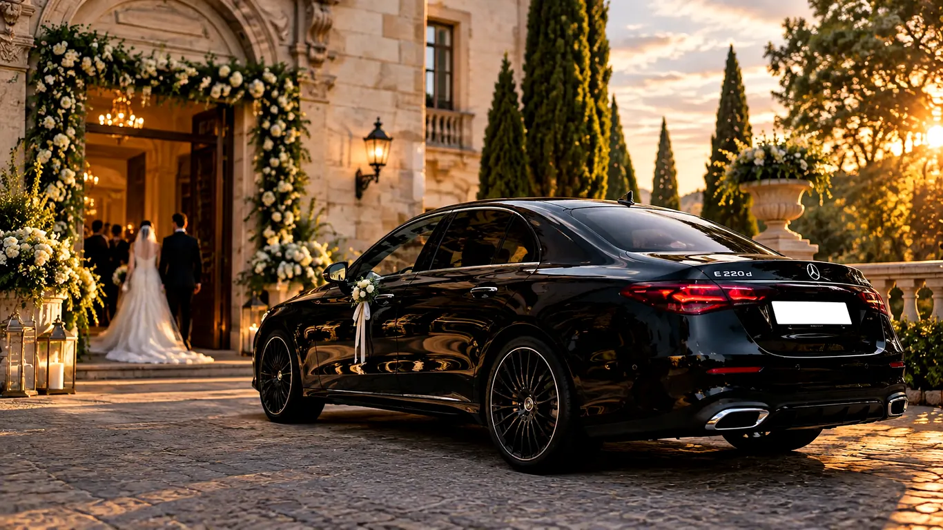 Alquiler de chofer con coche para boda Madrid